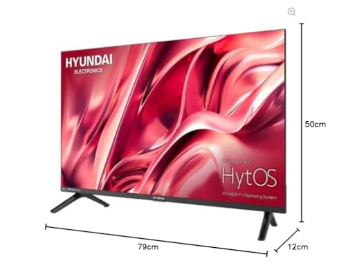 Hyundai Televisor 32" (81cm) Smart TV LED HD Negro-Gris HYLED3255HIM
