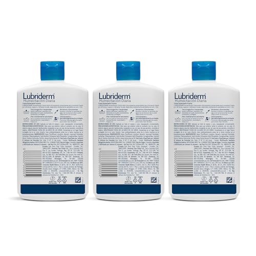 Lubriderm Crema Corporal Humectacion Diaria 400ml - Paquete de 3