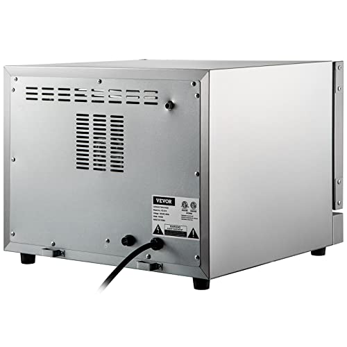 Horno de Convección Comercial VEVOR Vidrio Eléctrico 1440 W