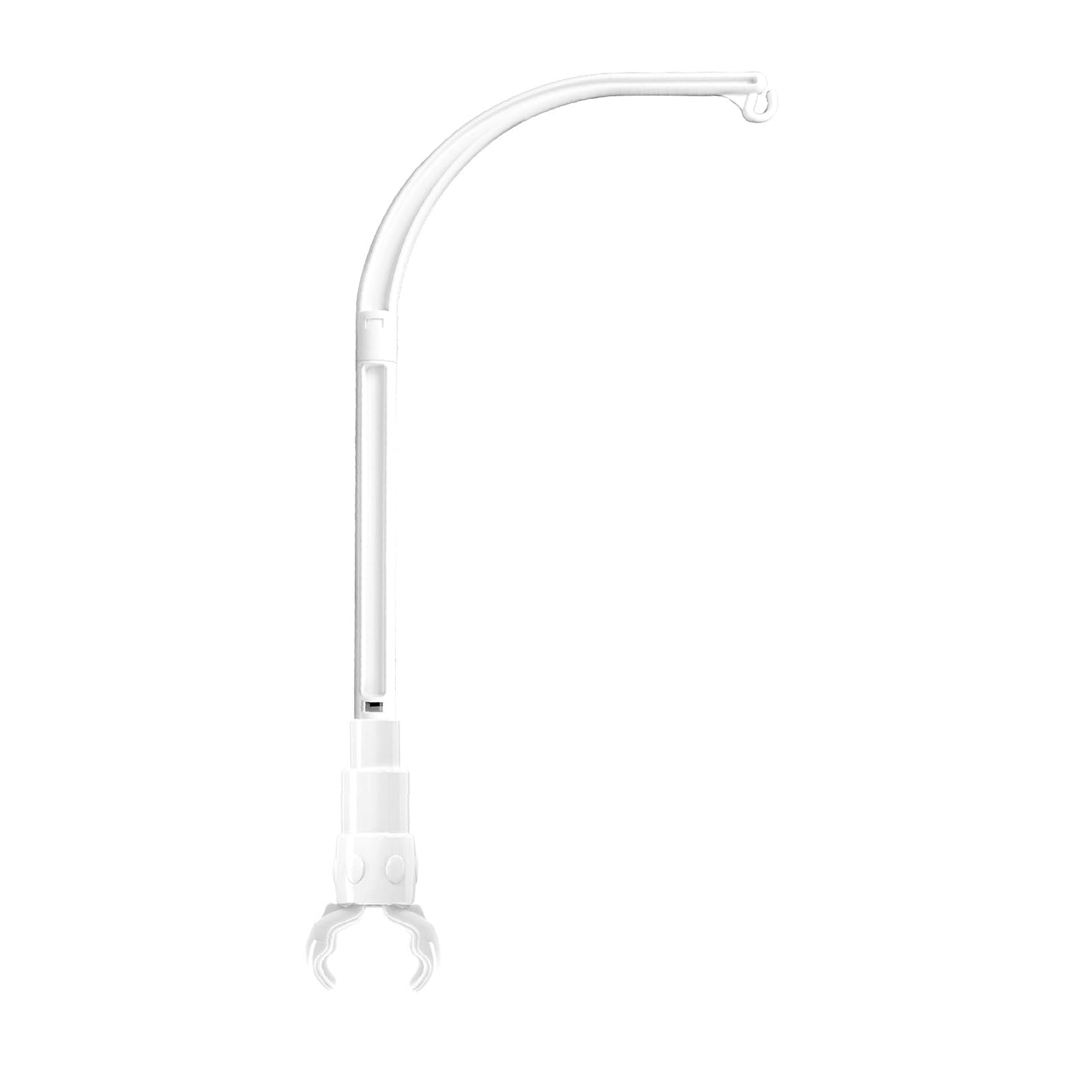 LIUDHPSP - Soporte de brazo para cuna de bebé de 23 pulgadas, la parte de garra se puede ajustar de ancho, decoración de juguete de bricolaje (soporte sin caja de música)