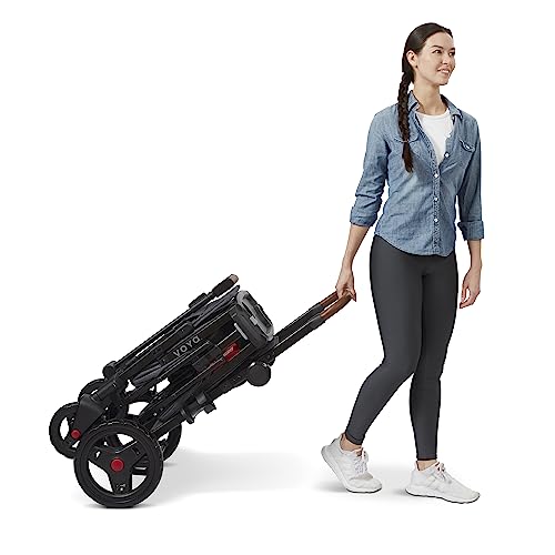 Carriola Vagón Radio Flyer Voya Gris con Asientos Doble Face-to-Face y Capota Ajustable para Protección UV
