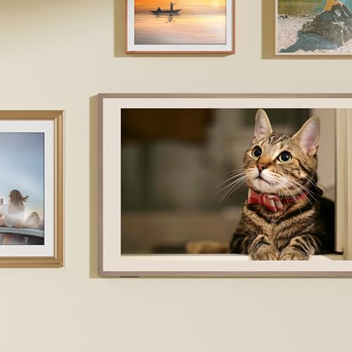Hisense Serie CanvasTV™ de 65 Pulgadas Clase QLED 4K S7N Dolby Vision HDR Google Smart TV (65S7N, Modelo 2024) - Modo artístico, Panel antirreflejos, visualización Hi-Mate, Marco y Montaje en Pared