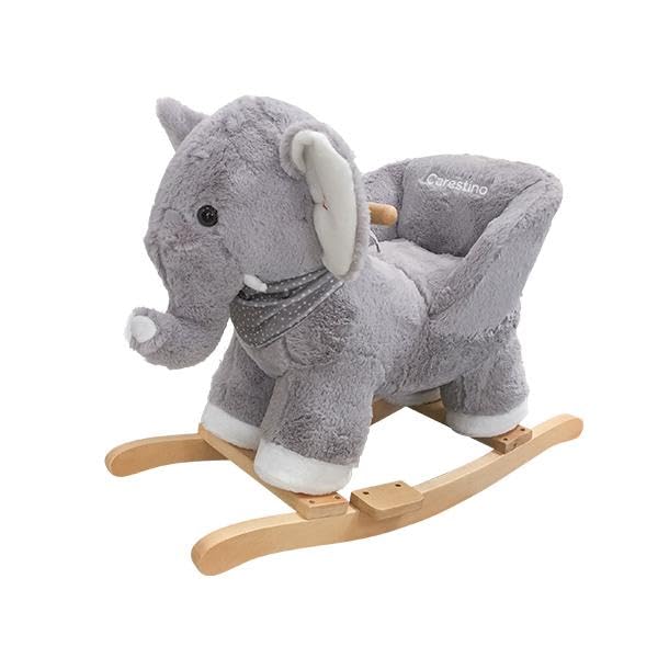 Mecedor Peluche Carestino Elefante Gris