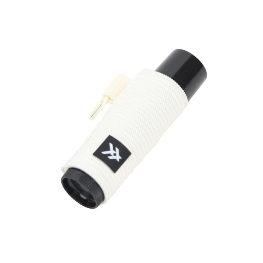 Llavero Elástico Thread Wallets Blanco Sucio Casual para Bálsamo Labial y Soporte Brillante