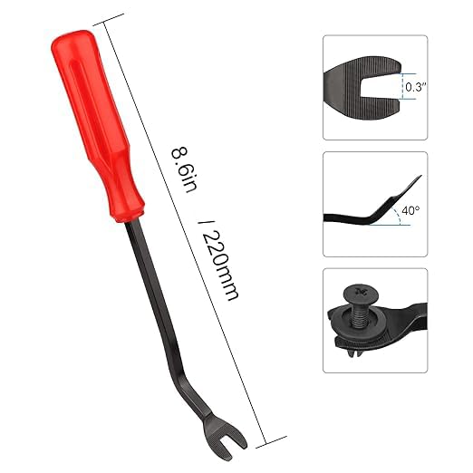 Grapas Automotrices Timotech Negras 120 Piezas con Clips Universales para Coche