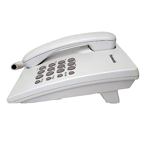 Teléfono Analógico Panasonic Blanco de Escritorio o Pared
