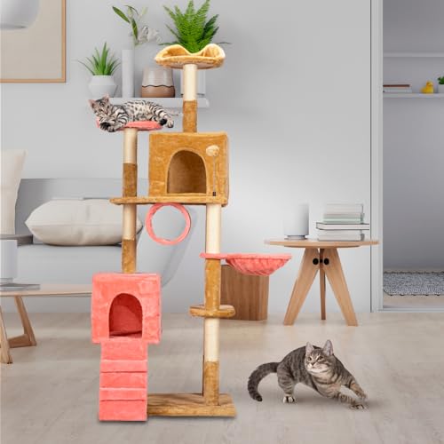 Fancy Pets Mueble/Rascador para Gato Guiza de 175 Centímetros de Altura