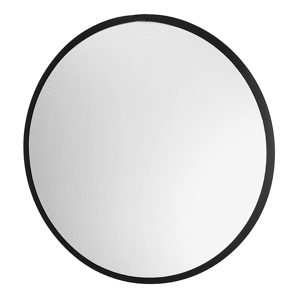 Fotodiox Pro - Reflector 5 en 1, Disco Plegable de Calidad Premium (Plateado/Dorado/Negro/Blanco/difusor)