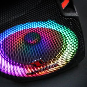 Bocina Bluetooth Kaiser Luz Circular 8 Pulgadas 20W RMS KSR-Link