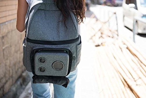 Super Real Business La Ultimate Rager: El Altavoz Bluetooth Mochila Cooler. La Prima Cooler – Mochila con Altavoces de 2017 (Gris).
