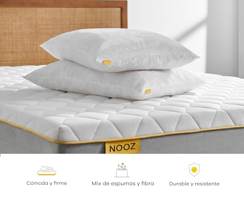 Almohadas Nooz Microfibra Nuevas Regular 40 x 60 cm Paquete de 2