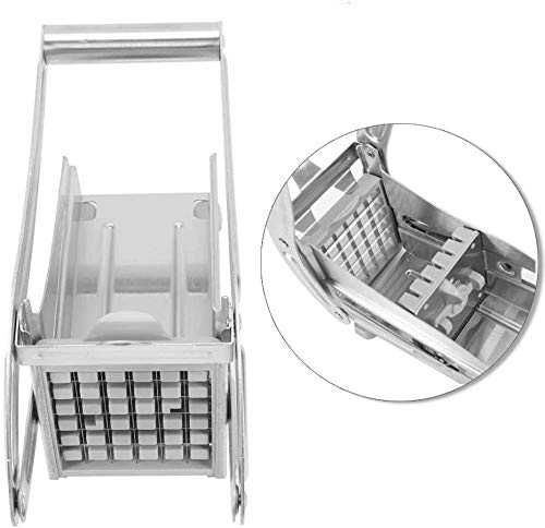Cortador Papas Fritas Acero Inoxidable Papas Fritas Rebanador Cortador Papa Chipper Chopper Maker Papas Zanahorias Pepinos