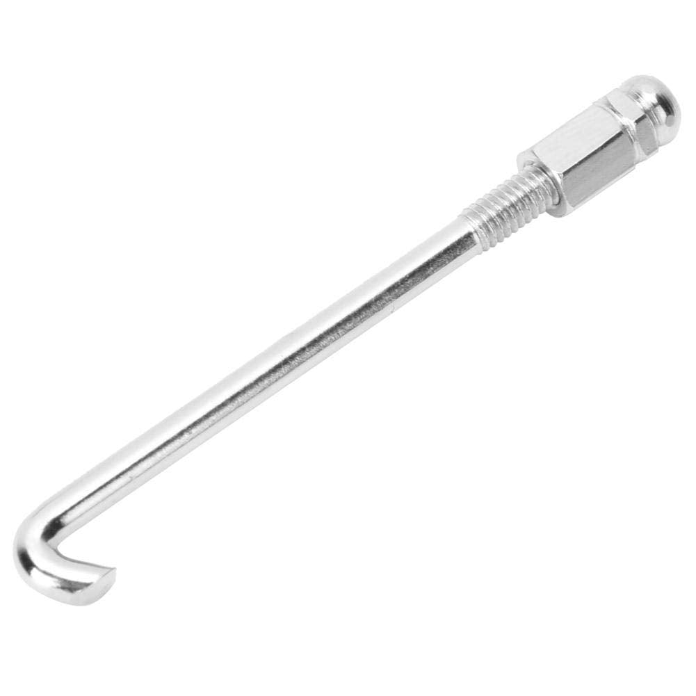 Yencoly Soportes de Gancho de Banjo, Juego de Tuercas de Banjo Accesorio 24 Piezas Ganchos de Banjo Piezas de Metal Plateado Cromado Accesorios para Instrumentos Musicales Soportes de Gancho