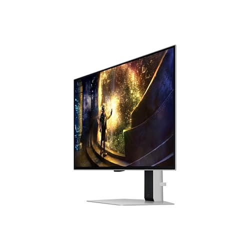 Samsung Odyssey OLED G6 (G61SD) QHD y QD-OLED 240Hz 0.03ms FreeSync Premium Pro Monitor para juegos con elegante diseño de metal, 3 años de garantía, EE. UU., LS27DG610SNXZA
