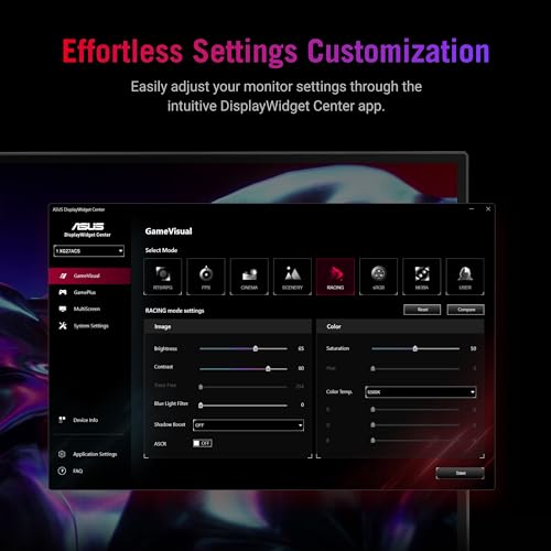 ASUS ROG Strix 27 Pulgadas QHD (2560 x 1440) HDR400 USB-C Gaming Monitor (XG27ACS), 180Hz, 1ms, IPS rápido, 133% sRGB, sincronización de desenfoque de Movimiento bajo Extremo, Compatible con G-Sync,