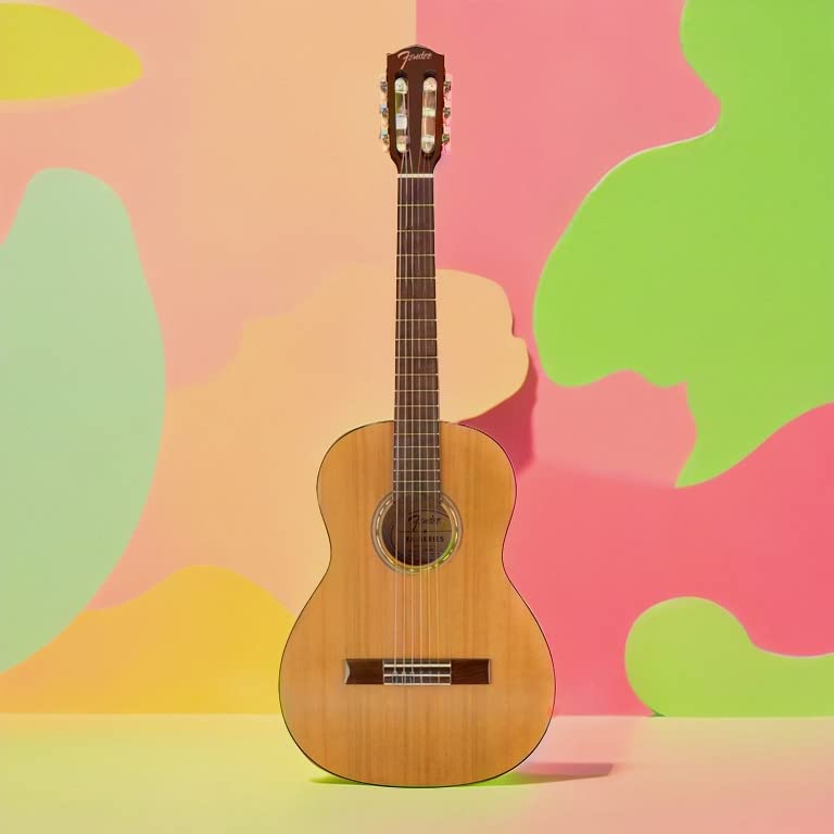 Fender Acoustic Classical Guitar, with 2-Year Warranty, Small Beginner Guitar (3/4 Size) with Nylon Strings (Easier on Fingers), Includes Bag