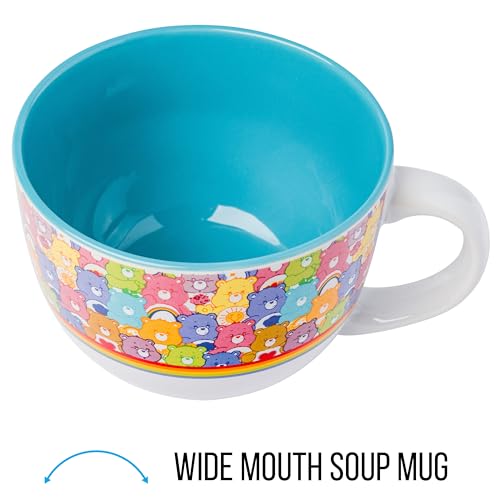 Taza de Sopa de Cerámica Silver Buffalo 24 Onzas Care Bears