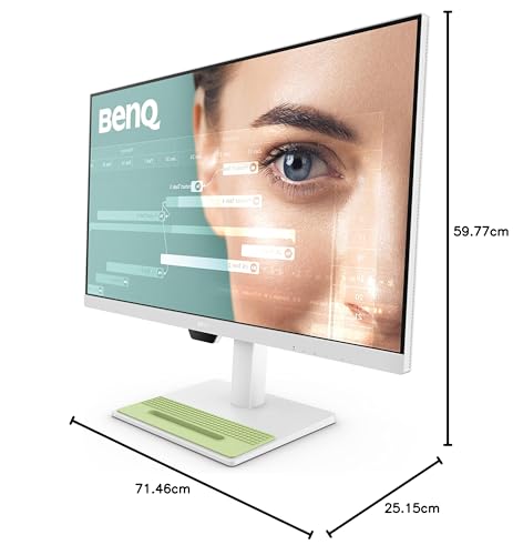 BenQ Monitor GW3290QT 31.5" 2K QHD USB-C Ergonómico con micrófono y bocinas integradas con reducción de Ruido, Modo M-Book