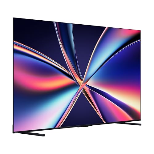 Hisense Television QD7QFM (Modelo 2025) Pantalla 100 Pulgadas,Mini-LED Smart Fire TV UHD 4K,Control Remoto por Voz con Alexa,Hi-View AI Engine,Modo de Juego Pro de 144 Hz,Dolby Vision·Atmos