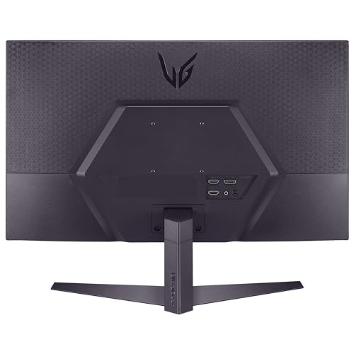 LG 24GS50F-B 24" FHD (1920 x 1080) Ultragear Monitor Gaming con 180Hz, 1ms MBR, HDR10, AMD FreeSync, HDMI, DisplayPort, diseño virtualmente sin Bordes de 3 Lados, Color Negro