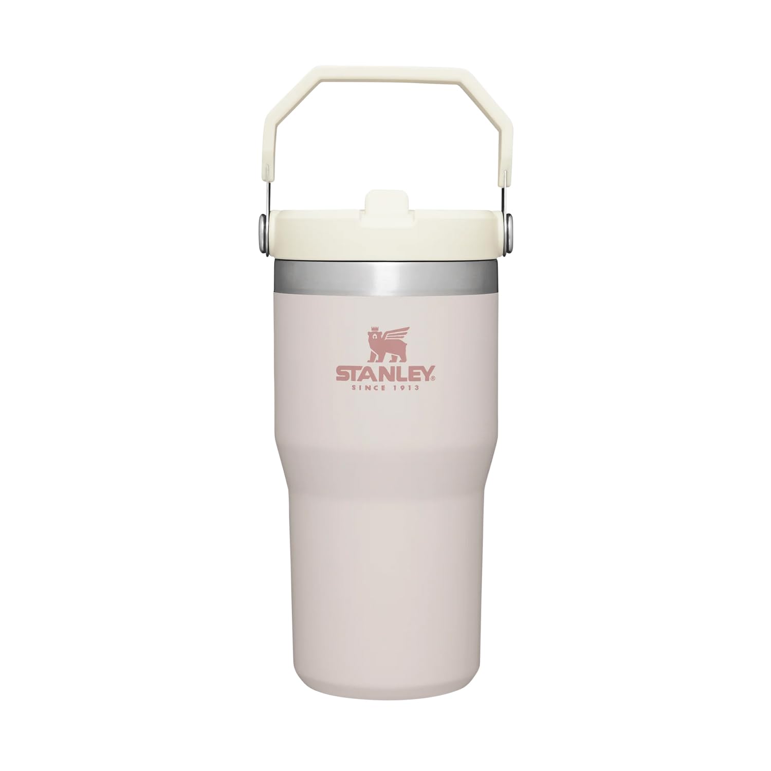 Termo Stanley Acero Inoxidable Rose Quartz con Popote Abatible a Prueba de Fugas 591 ml