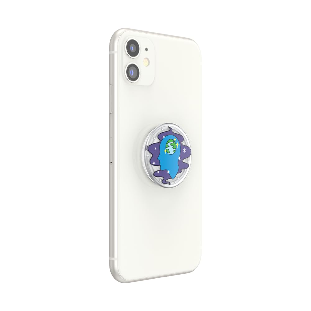 Empuñadura para Teléfono PopSockets Translúcido Mente Abierta Expandible