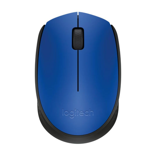 Logitech M170 Mouse Inalámbrico, con tecnología 2,4 GHZ, batería de hasta 12 Meses con modo ahorro, Receptor USB, Cursor y Desplazamiento Preciso, Compatible con Windows, Mac y Chrome - Azul