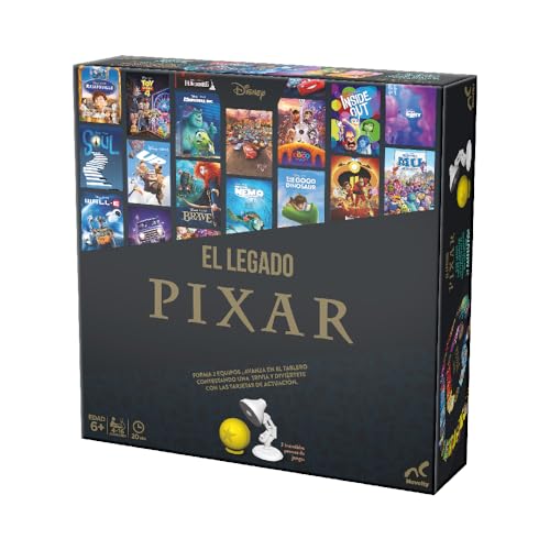 Novelty Corp - Juego de Mesa El Legado Pixar (4+) - Familia - 4-8 Jugadores