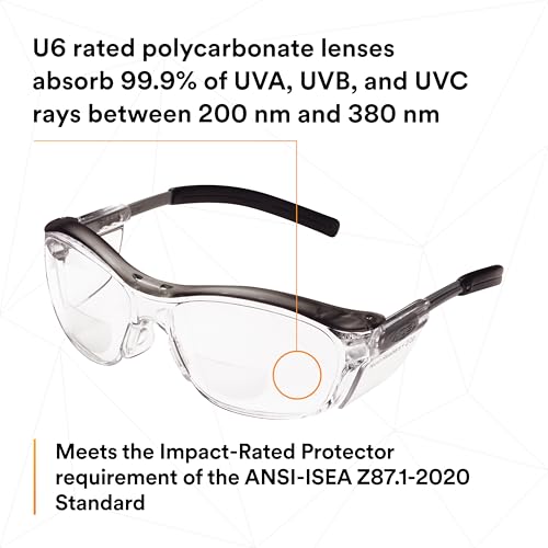 Anteojos Protectores 3M Nuvo Lentes Transparentes 2.0 Diopter