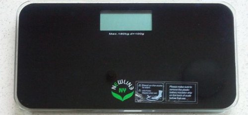 Báscula de Baño Mini NewlineNY blanca negra verde roja con Estuche para Viaje