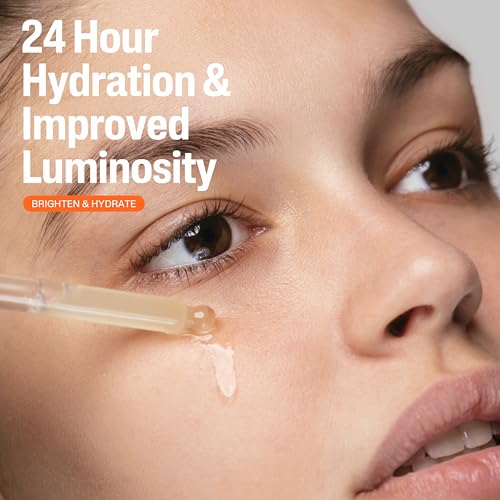 Cetaphil Suero De Vitamina C, Reduce Visiblemente La Apariencia De Manchas Oscuras E Hiperpigmentación, Formulado Con Niacinamida, Diseñado Para Pieles Sensibles, Sin Fr Blanco 1 Onza Líquida (Paquet
