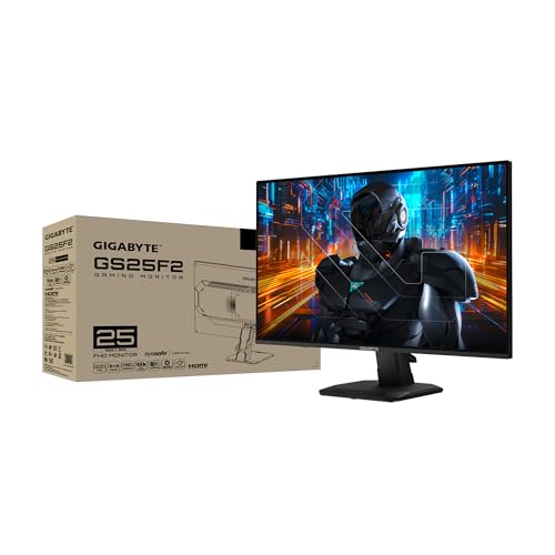 GIGABYTE Monitor Gamer GS25F2 LED 24.5", 1920x1080 Full HD, 200Hz, HDMI/DisplayPort, Bocinas Integradas, Negro