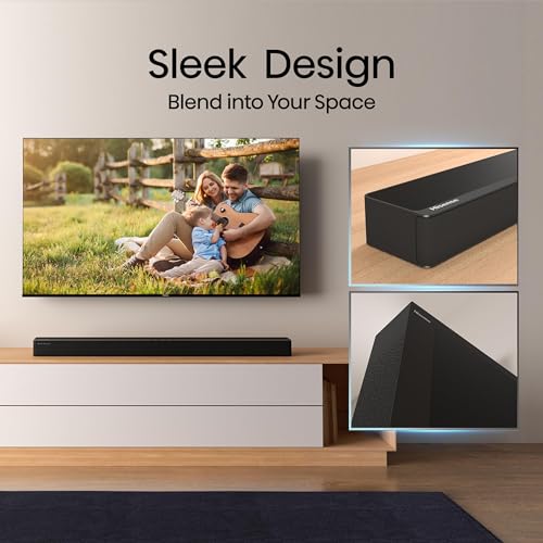 Hisense HS2100 Barra de Sonido de 2.1 Ch 240W con subwoofer inalámbrico - DTS Virtual X, Ezplay, 7 Modos EQ, HDMI eARC, Bluetooth (Modelo 2023)