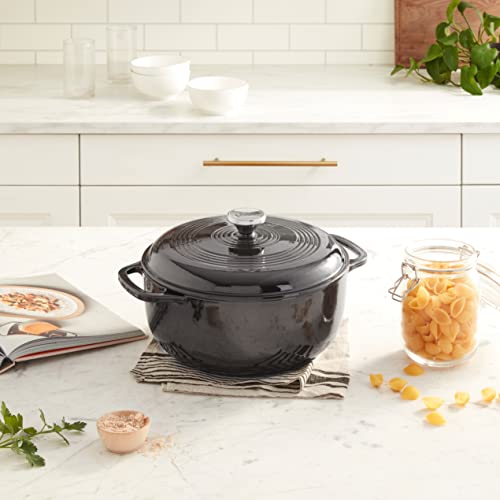 Horno holandés Lodge Color, Cromo(Midnight chrome), 6 qt, 1