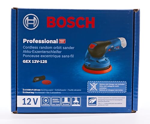 Bosch Lijadora orbital GEX12V-125