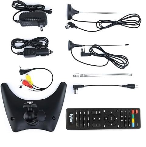 Televisor Portátil Tyler 1080P LCD con Pantalla Ancha y Antenas Desmontables