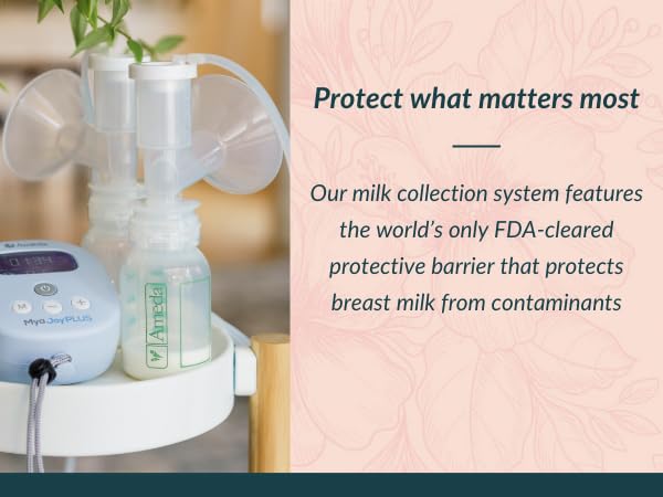 Kit de Piezas de Repuesto Ameda HygieniKit Blanco para Extractor de Leche