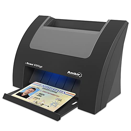Escáner Vertical Ambir nScan 690gt Alta Velocidad AmbirScan para PC con Windows
