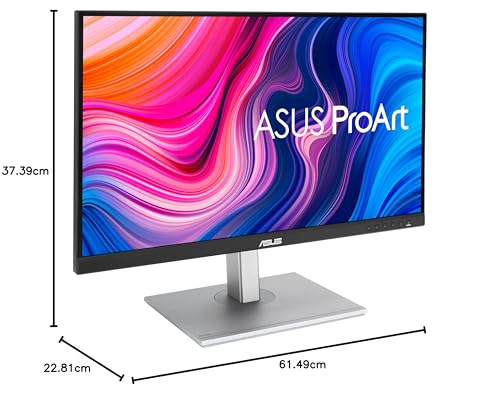 Asus Monitor Profesional 27" ProArt PA278CV, IPS, WQHD, edición de vídeo, animación, precisión de color, verificado por Calman, USB-C, DisplayPort
