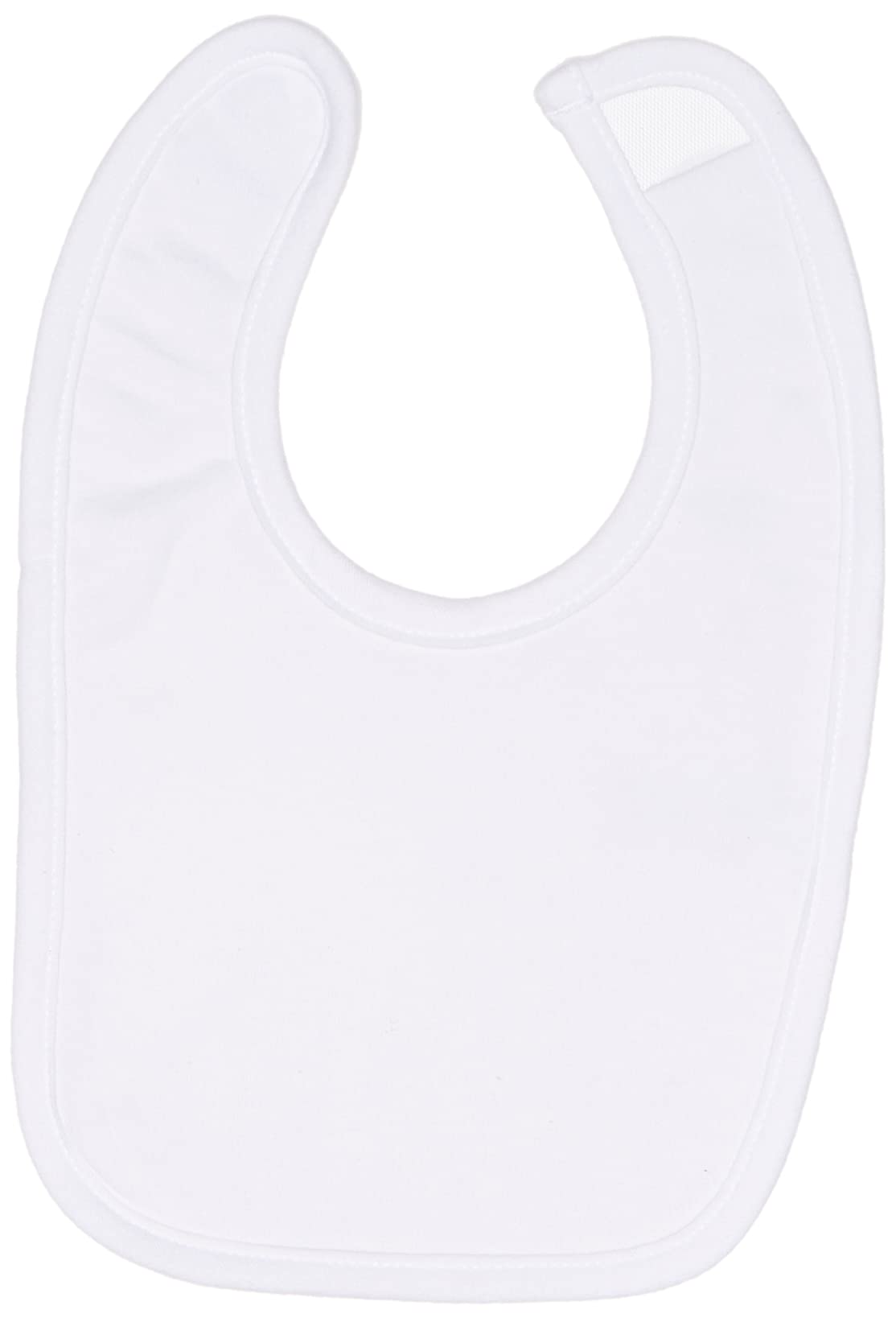 Gerber Paquete de 6 baberos unisex para bebé, color blanco, talla única de EE. UU, Blanco, Talla única