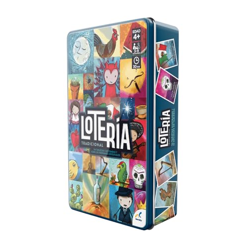 Juego de Mesa Novelty Lotería Tradicional Caja Metálica