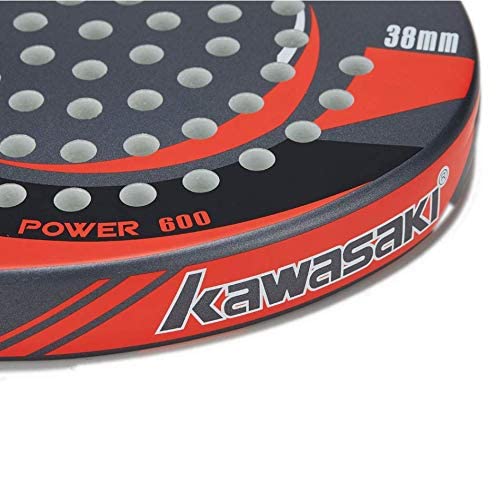 Kawasaki Raqueta Pala de Padel Power600 (Rojo)