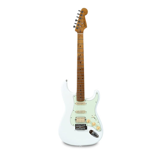 Guitarra Eléctrica Deviser L-g2pro Arce Carbonizado Color Wh