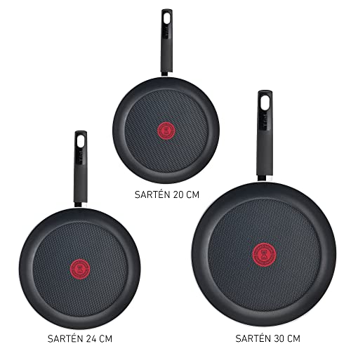 Juego 3 Sartenes T-fal Simply Cook 20 24 Y 30cm Cocina Ideal