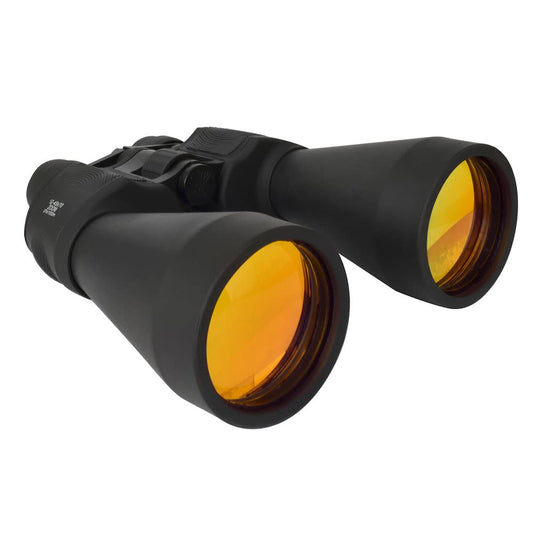 Binocular Porro Wallis Negro 12-45 x 70 mm con Revestimiento Rubicon