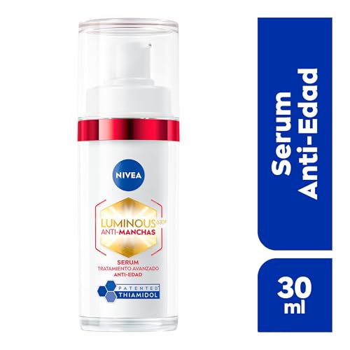 NIVEA LUMINOUS630 Anti-manchas Serum Facial Anti-Edad (30 ml) - Con Ácido Hialurónico y boost de colágeno, para una Piel Luminosa y visiblemente más joven.