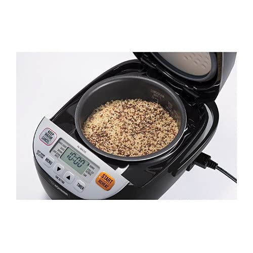 Arrocera y Calentador Zojirushi Plata Negro Micom