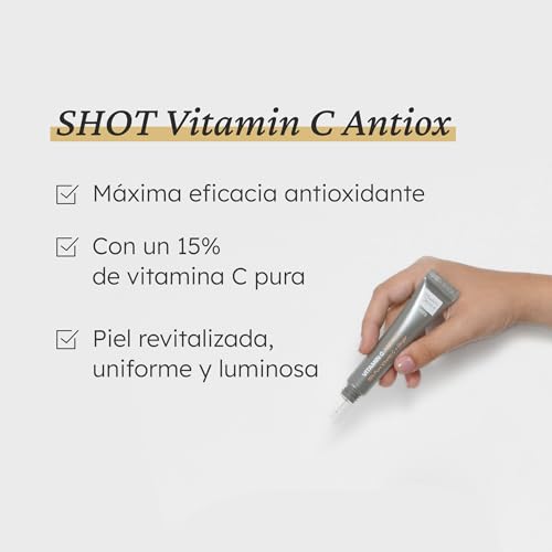 MartiDerm Shot Vitamina C al 15% pura, máxima eficacia antioxidante 20ml