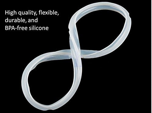 Anillos de Sellado Compatibles Cuisinart Transparente para Ollas de 6 Cuartos Incluyendo CPC-600 y CPC-900