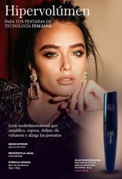 Terramar Milan Wondermascara Efecto Amplificador De Pestañas